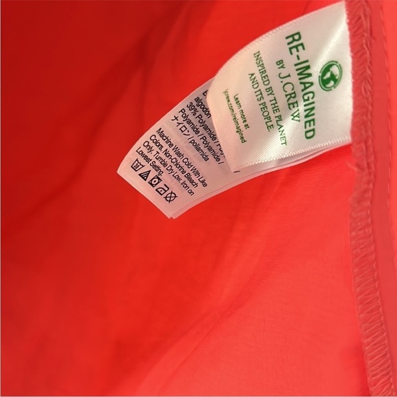 J.CREW Colorblock lightweight rain jacket size Small color block pink XL - Picture 13 of 15
